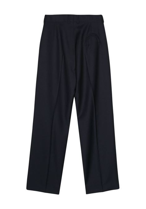 Blue navy pleated tailored trousers - women BLAZÉ MILANO | MPA01ESSE0660002